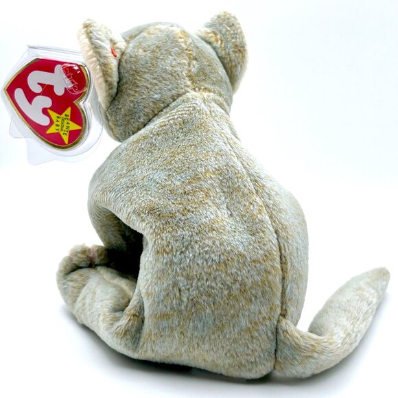 1999 4321 Vintage Scat Kitten Kitty Cat Plush Ty Beanie Baby Babies MWMT - Picture 3 of 7